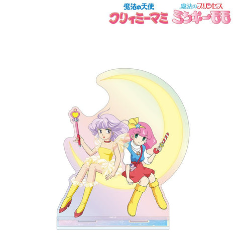 『クリィミーマミ×ミンキーモモコラボ』クリィミーマミ&ミンキーモモ オーロラBIGアクリルスタンド