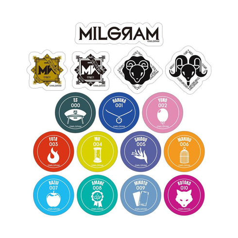"MILGRAM" Sticker Sheet
