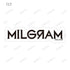 "MILGRAM" Sticker Sheet