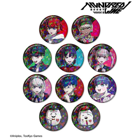 『HUNDRED LINE -最終防衛学園-』トレーディングホログラム缶バッジ ver.A(単位/BOX)【202602再販】