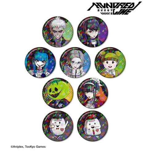 『HUNDRED LINE -最終防衛学園-』トレーディングホログラム缶バッジ ver.B(単位/BOX)