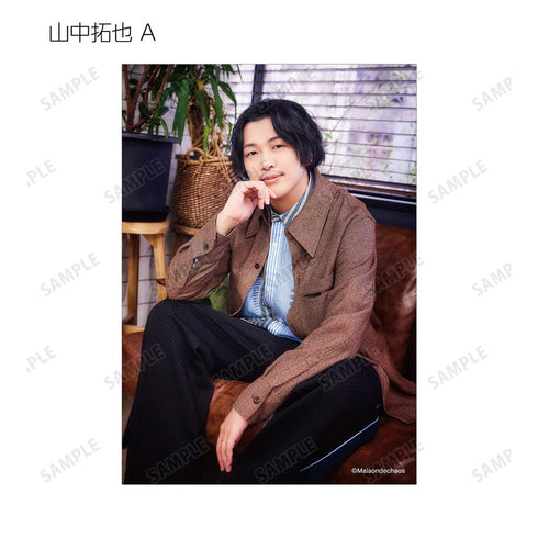 『沢城千春 仲村宗悟 山中拓也のメゾン・ド・カオス』ブロマイド4枚セット vol.3 ver.A