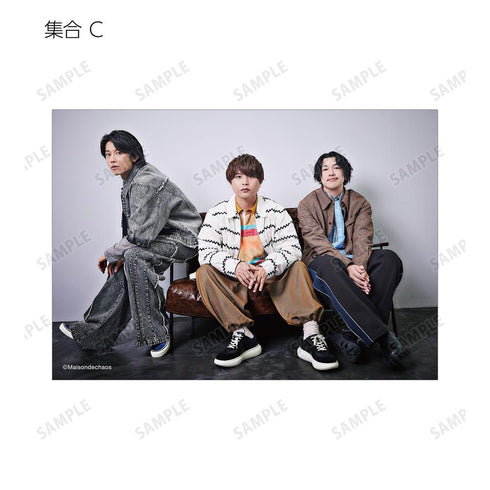 『沢城千春 仲村宗悟 山中拓也のメゾン・ド・カオス』ブロマイド4枚セット vol.3 ver.C