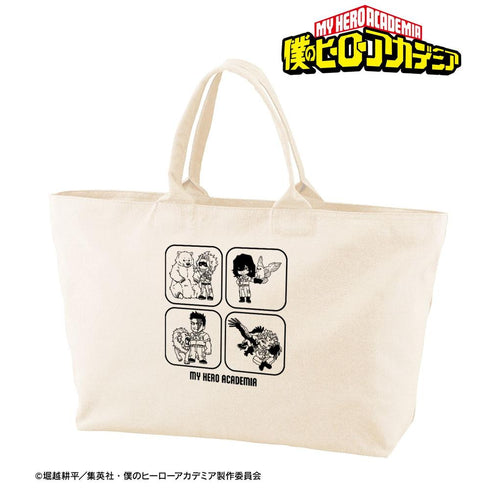 『僕のヒーローアカデミア』集合 ちびキャラ 動物とのふれあいver. BIGジップトートバッグ ver.B【202608再販】