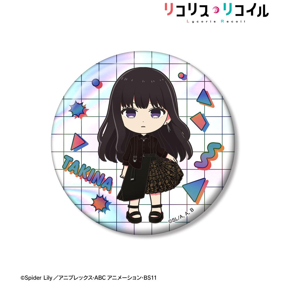 激レア　リコリスリコイル　井ノ上たきな　缶バッチ　③　スーツ　やや傷有り 激レア リコリスリコイル 井ノ上たきな 缶バッチ ③ スーツ やや