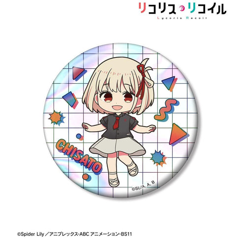 《甘草回响》× meagratia 联名 锦木千束 Q版角色 75mm极光徽章 ver.B【202608再版】