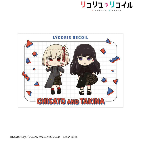 『リコリス・リコイル』meagratiaコラボ 錦木千束&井ノ上たきな ちびキャラ A3マット加工ポスター ver.A【202603再販】