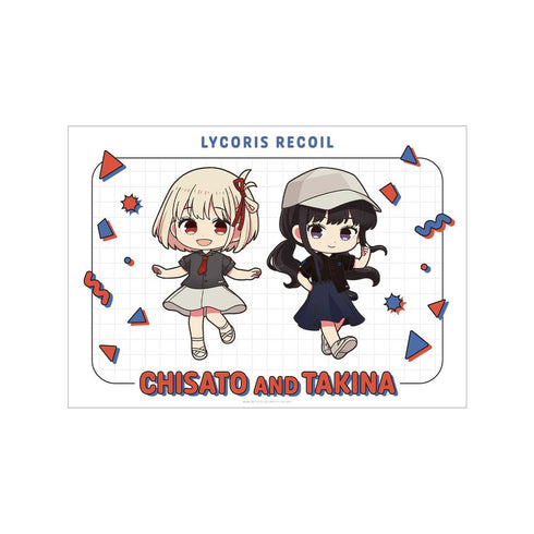 『リコリス・リコイル』meagratiaコラボ 錦木千束&井ノ上たきな ちびキャラ A3マット加工ポスター ver.B【202603再販】