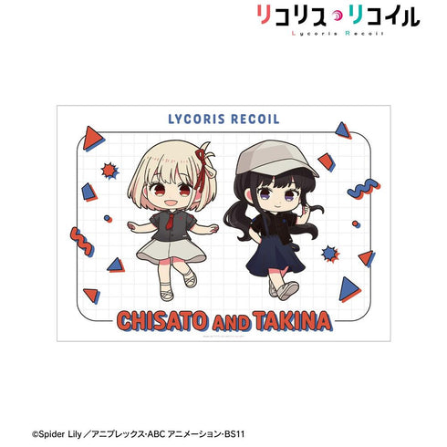 『リコリス・リコイル』meagratiaコラボ 錦木千束&井ノ上たきな ちびキャラ A3マット加工ポスター ver.B【202603再販】