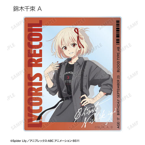 『リコリス・リコイル』meagratiaコラボ 描き下ろし&ちびキャラ トレーディングアクリルカード(単位/BOX)