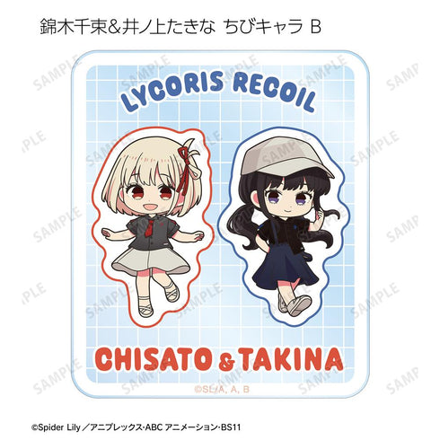 『リコリス・リコイル』meagratiaコラボ 描き下ろし&ちびキャラ トレーディングアクリルカード(単位/BOX)