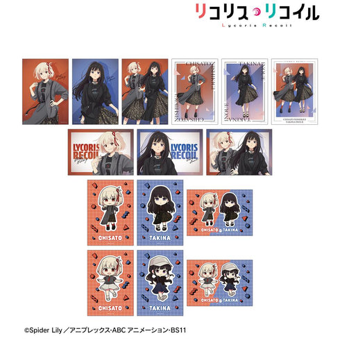 『リコリス・リコイル』meagratiaコラボ 描き下ろし&ちびキャラ トレーディングブロマイド(単位/BOX)
