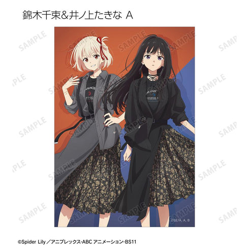 『リコリス・リコイル』meagratiaコラボ 描き下ろし&ちびキャラ トレーディングブロマイド(単位/BOX)