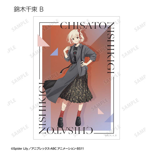 『リコリス・リコイル』meagratiaコラボ 描き下ろし&ちびキャラ トレーディングブロマイド(単位/BOX)