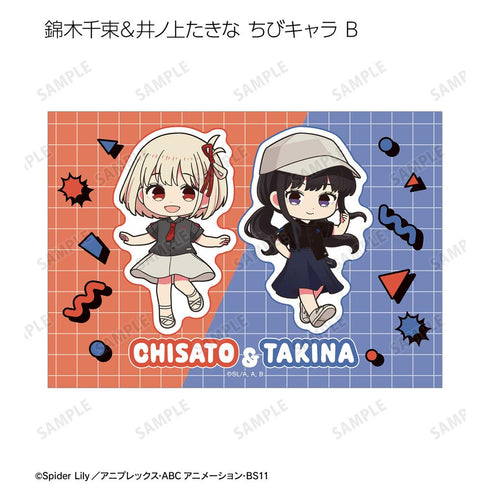 『リコリス・リコイル』meagratiaコラボ 描き下ろし&ちびキャラ トレーディングブロマイド(単位/BOX)