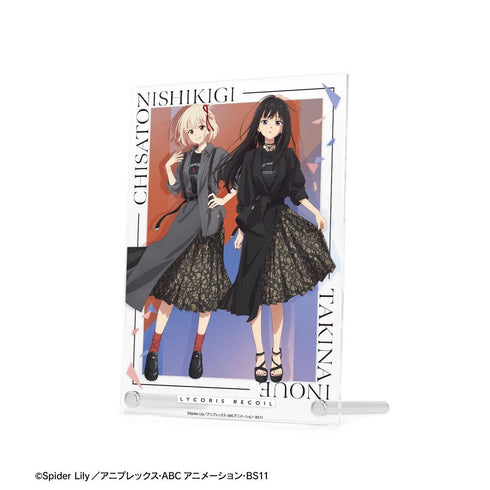 『リコリス・リコイル』meagratiaコラボ 描き下ろし 錦木千束&井ノ上たきな A5アクリルパネル【202603再販】