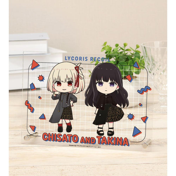 『リコリス・リコイル』meagratiaコラボ 錦木千束&井ノ上たきな ちびキャラ A5アクリルパネル ver.A【202603再販】