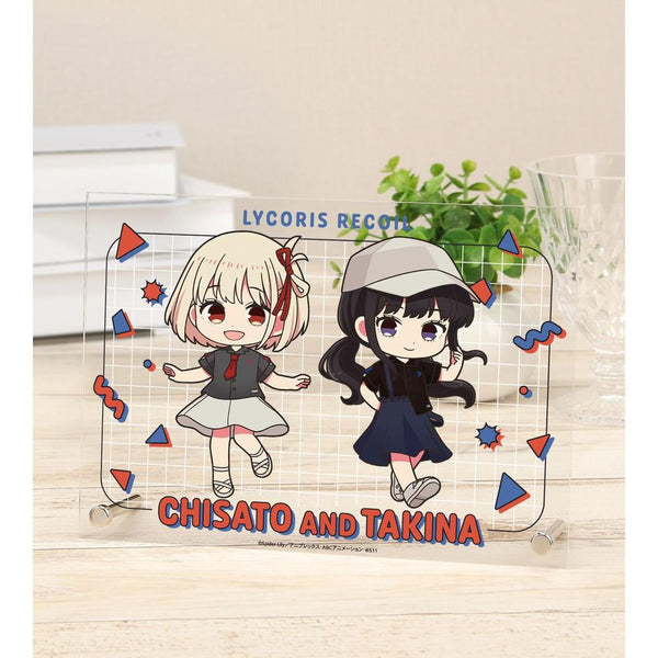 『リコリス・リコイル』meagratiaコラボ 錦木千束&井ノ上たきな ちびキャラ A5アクリルパネル ver.B【202603再販】