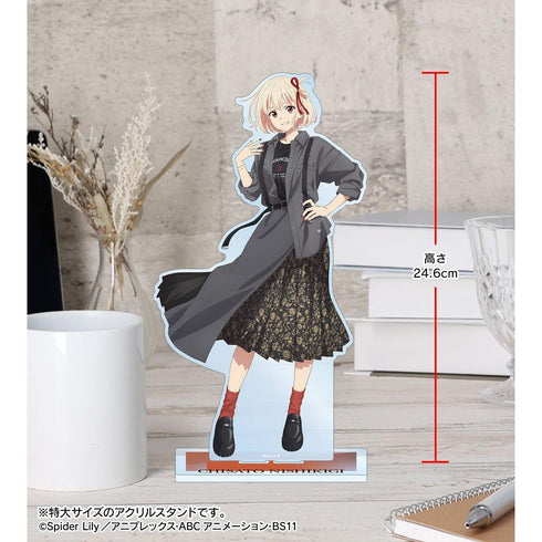 『リコリス・リコイル』meagratiaコラボ 描き下ろし 錦木千束 特大アクリルスタンド【202603再販】