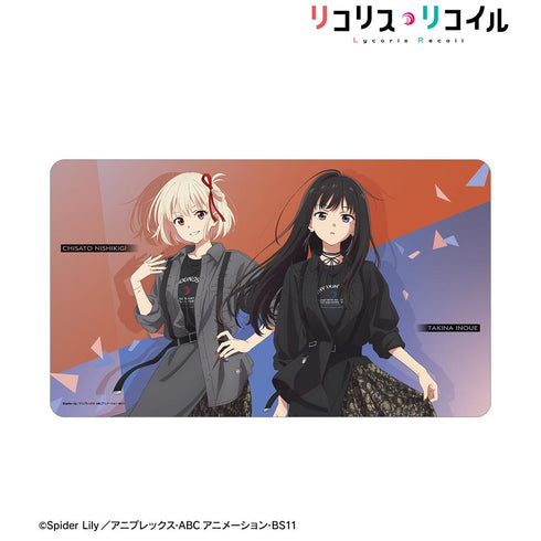 『リコリス・リコイル』meagratiaコラボ 描き下ろし 錦木千束&井ノ上たきな マルチデスクマット