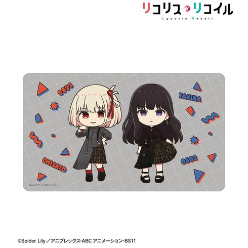 『リコリス・リコイル』meagratiaコラボ 錦木千束&井ノ上たきな ちびキャラ マルチデスクマット ver.A【202603再販】