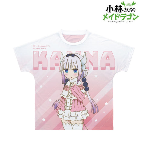 《小林家的龍女》Kanna 全圖案T恤 男女通用款【202609 再版】