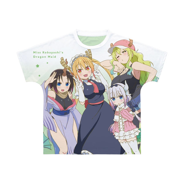 『小林さんちのメイドラゴン』トール&カンナ&エルマ&ルコア フルグラフィックTシャツユニセックス【202609再販】