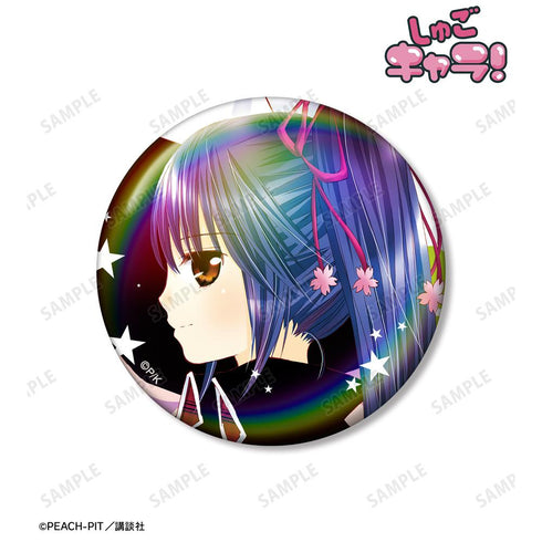 『しゅごキャラ!』藤咲 なでしこ 75mmオーロラ缶バッジ