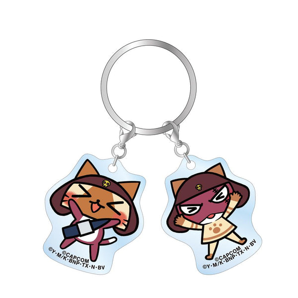 『モンスターハンター×ケロロ軍曹』モンスターハンター×ケロロ軍曹 ギロロアイルー&ギロロ 2連アクリルキーホルダー