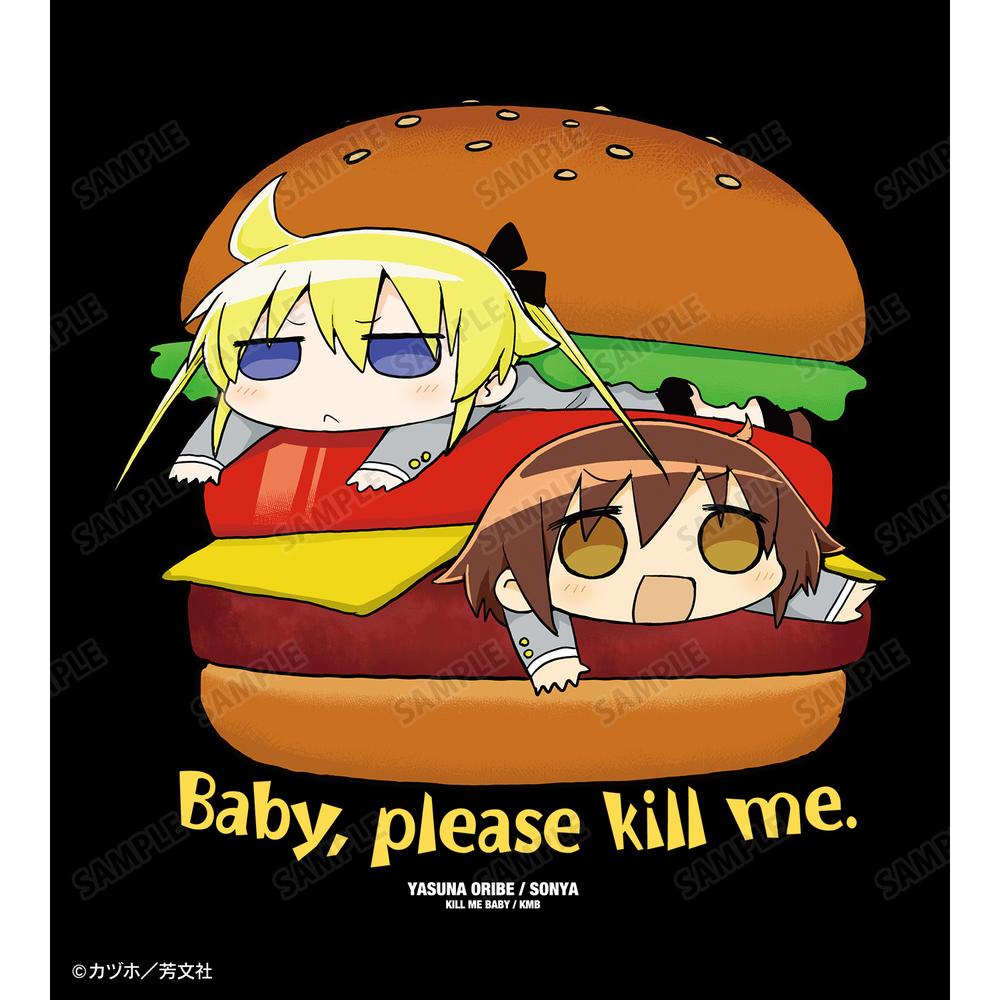 キルミーベイベー アニまるっ カヅホ先生描き下ろしTシャツリニューアル イエロー キルミーベイベー』やすな&ソーニャ Tシャツ ver.Aメンズ