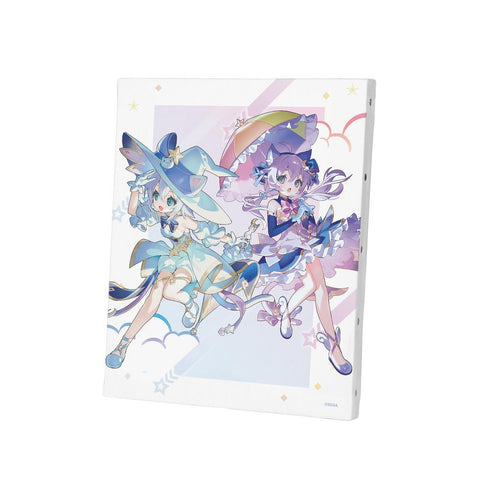 『maimai でらっくす PRiSM PLUS』ソルト(ぷりずむぷらす)&みるく(ぷりずむぷらす) F3号キャンバスボード