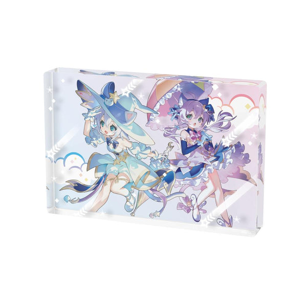 『maimai でらっくす PRiSM PLUS』ソルト(ぷりずむぷらす)&みるく(ぷりずむぷらす) アクリルブロック