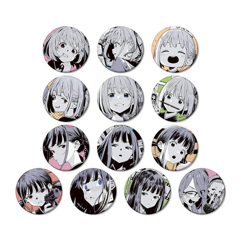 『リコリス・リコイル』トレーディングショートムービーマット缶バッジ(単位/BOX)