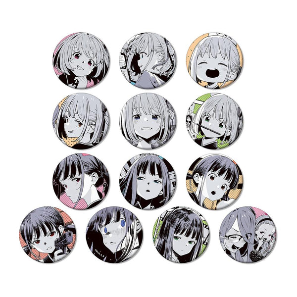 『リコリス・リコイル』トレーディングショートムービーマット缶バッジ(単位/BOX)