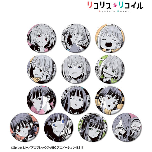 『リコリス・リコイル』トレーディングショートムービーマット缶バッジ(単位/BOX)