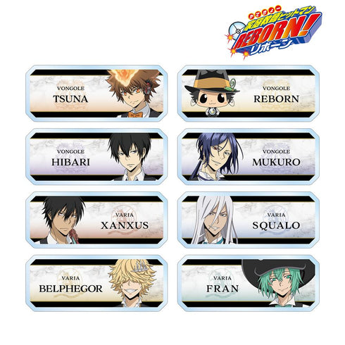 『家庭教師ヒットマンREBORN!』描き下ろし カジノver. トレーディングアクリルネームプレート(単位/BOX)