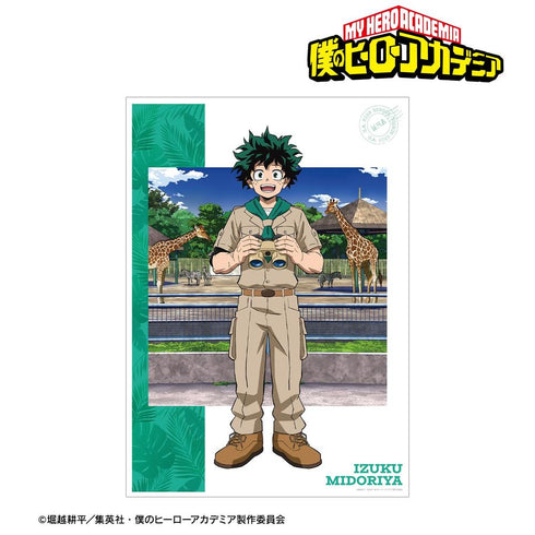 『僕のヒーローアカデミア』描き下ろし 緑谷出久 サファリルックver. A3マット加工ポスター【202608再販】