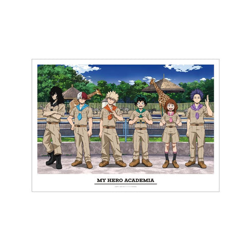 『僕のヒーローアカデミア』描き下ろし 集合 サファリルックver. A3マット加工ポスター【202608再販】