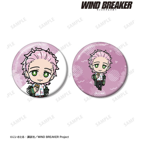 『WIND BREAKER』桐生 三輝 ちびキャラ 缶バッジ2個セット