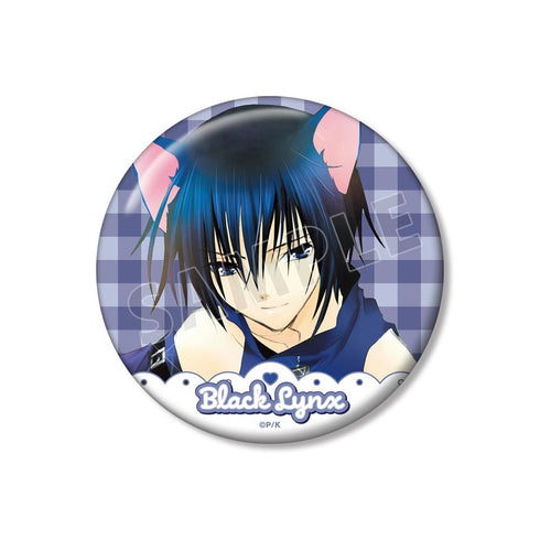 『しゅごキャラ!』ブラックリンクス カラーイラスト100mm缶バッジ