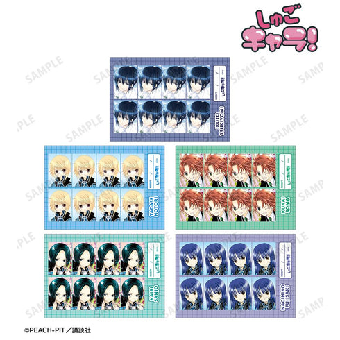 『しゅごキャラ!』証明写真風ブロマイド5枚セット ver.B