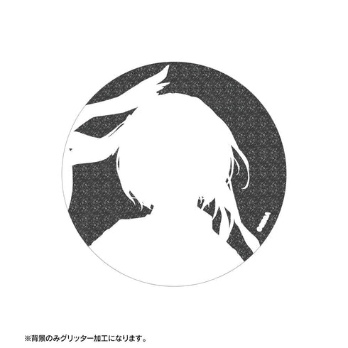 『maimai でらっくす PRiSM PLUS』濡羽 75mmグリッター缶バッジ