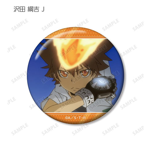 『家庭教師ヒットマンREBORN!』トレーディング 沢田 綱吉オンリー 場面写缶バッジ(単位/BOX)