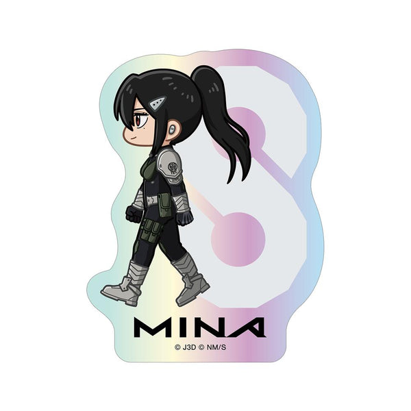 『怪獣8号』亜白ミナ ちびとこ オーロラステッカー