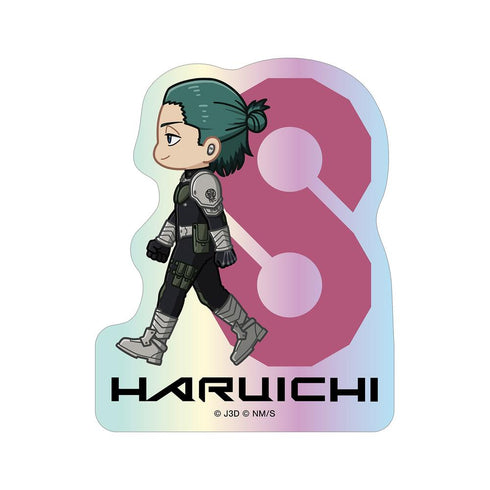 『怪獣8号』出雲ハルイチ ちびとこ オーロラステッカー