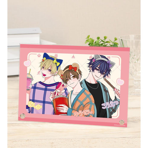 『こんなの運命じゃないから勘違いしないで』ちふゆ先生 描き下ろし 遊園地デートver. A5アクリルパネル