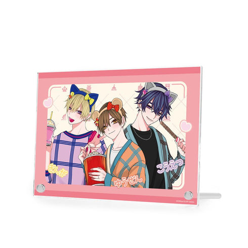 『こんなの運命じゃないから勘違いしないで』ちふゆ先生 描き下ろし 遊園地デートver. A5アクリルパネル