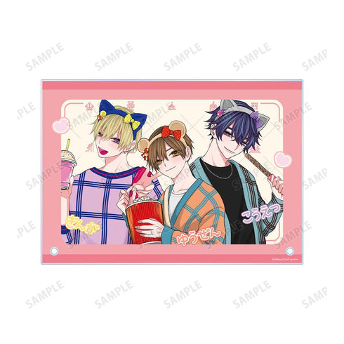 『こんなの運命じゃないから勘違いしないで』ちふゆ先生 描き下ろし 遊園地デートver. A5アクリルパネル