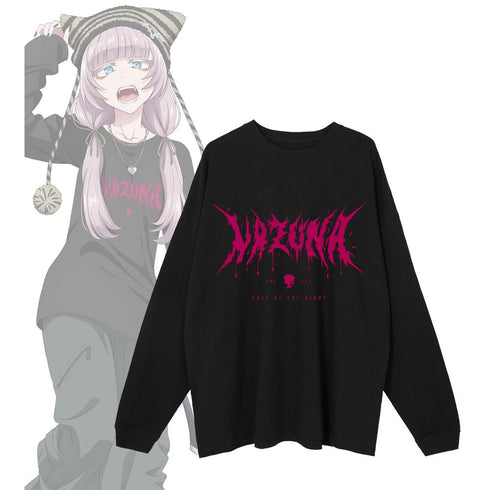 『よふかしのうた Season2』描き下ろし 七草ナズナ ストリートファッションver. BIGシルエットロングTシャツユニセックス