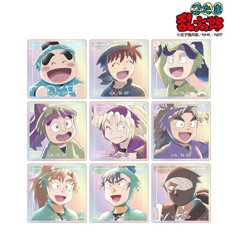 《忍者乱太郎》Ani-Art aqua label 系列第二弹 极光亚克力贴纸 ver.C(单位/盒)【202605再版】